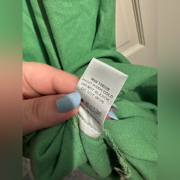 Pomander Place Tuckernuck Lime Florencia One Shoulder Ruffle Dress Plus 3X EUC - Picture 8 of 9